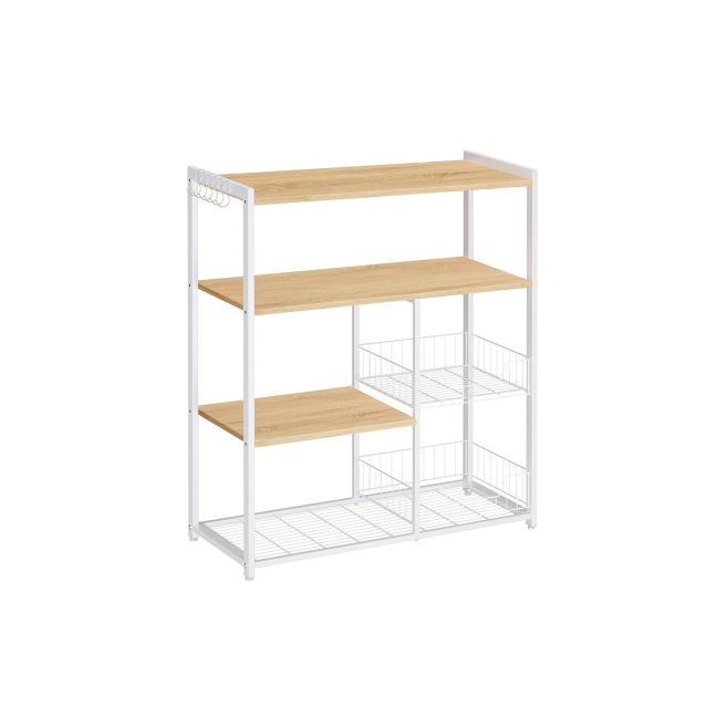 Köögiriiul 95cm valge pruun