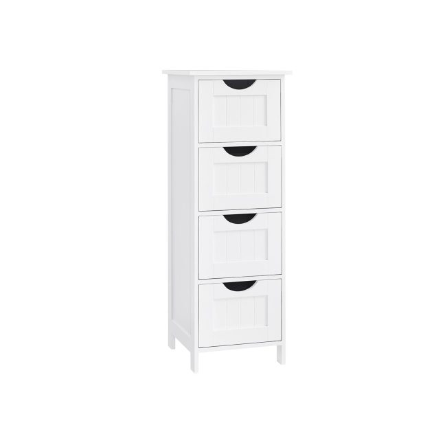 Kitsas vannitoakapp 30 x 82 x 30 cm valge