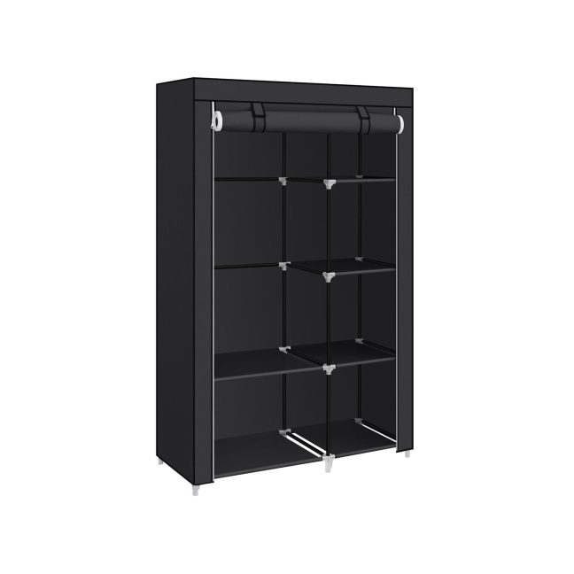 Riidest riidekapp 45 x 105 x 168 cm must