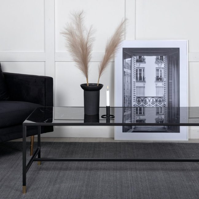 Diivanilaud must Dipp 130x60 cm