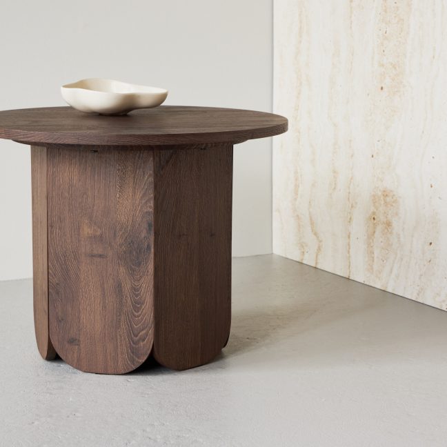 Diivanilaud Tekla ø60x45 cm Mocca