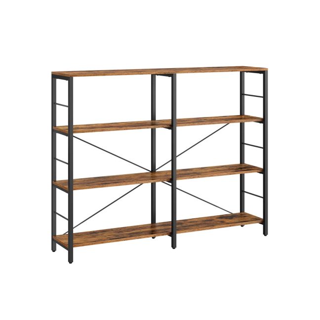 Kõrge raamaturiiul 30x120x172.5 cm pruun