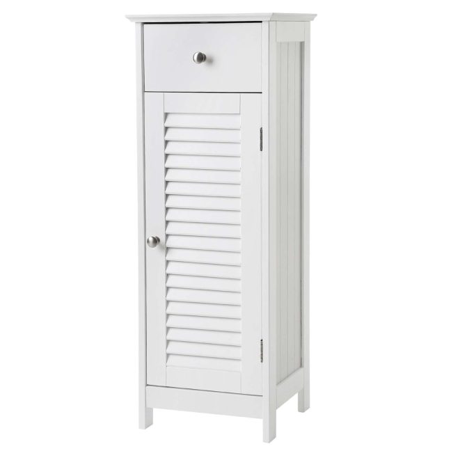 Vannitoakapp kitsas 32x87x30 cm Valge