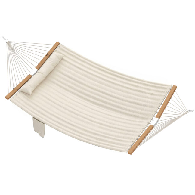 Hammock 200x140 cm Kreem Polüester Välitingimustesse