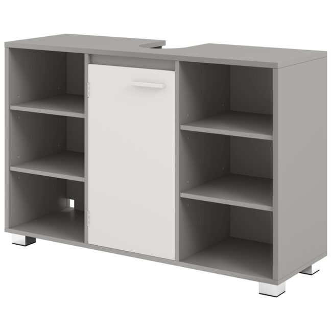 Valamukapp 30x90x60 cm Hall-Valge puit