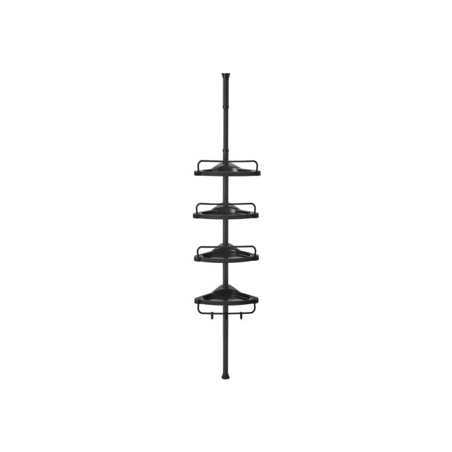 Dušinurkriiul 35x25x85-305 cm Valge Reguleeritav