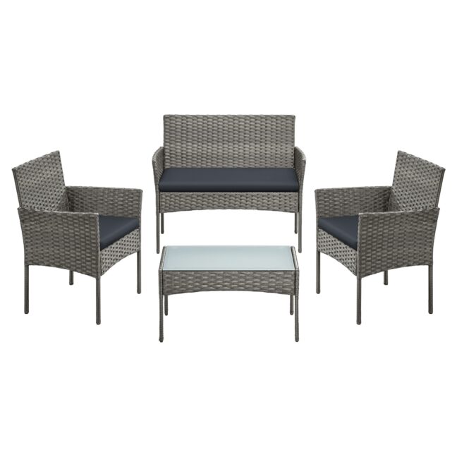 Aiamööbli komplekt 56x55x81 cm Hall PE-polürattan