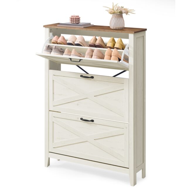 Kingakapikapp 24x87x1236 cm Valge MDF