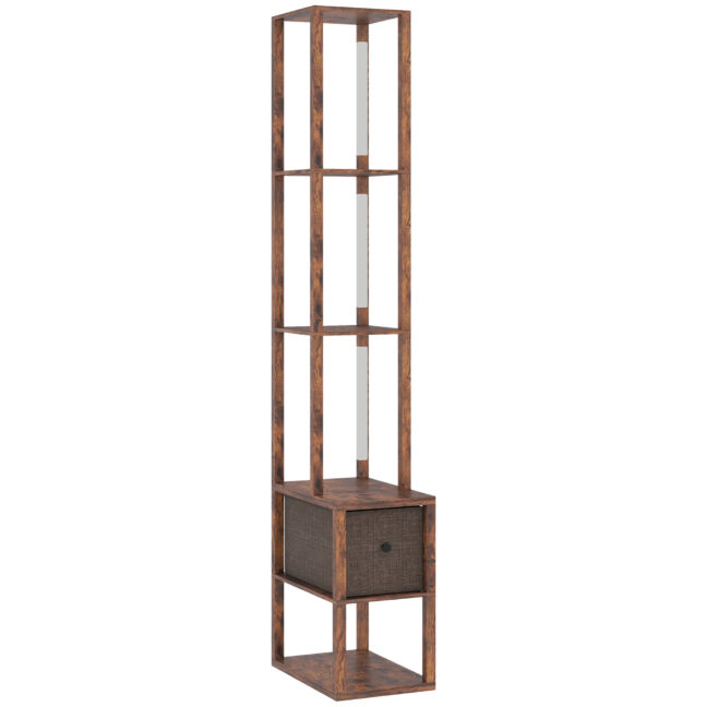 Põrandalamp LED 435x265x169 cm Pruun hoiustamisega