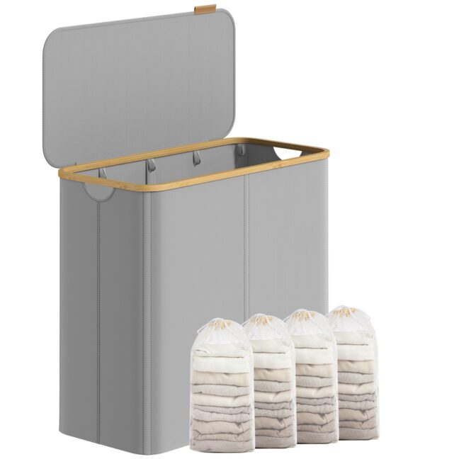 Pesukorv 78x385x705 cm Hall Oxfordi kangas