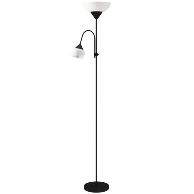 Põrandalamp Ema ja Laps Disain 28x28x1795 cm Must Metall